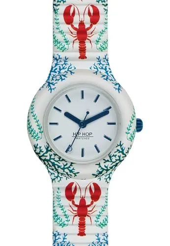 Hip Hop Hero 32 HWU0880 orologio donna silicone blu bianco