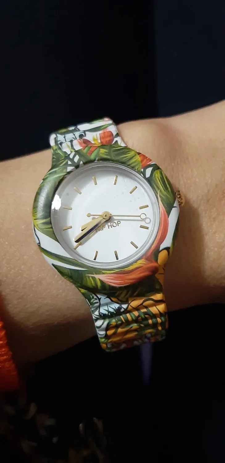 Hip Hop Jungle Fever HWU0779 orologio donna giallo