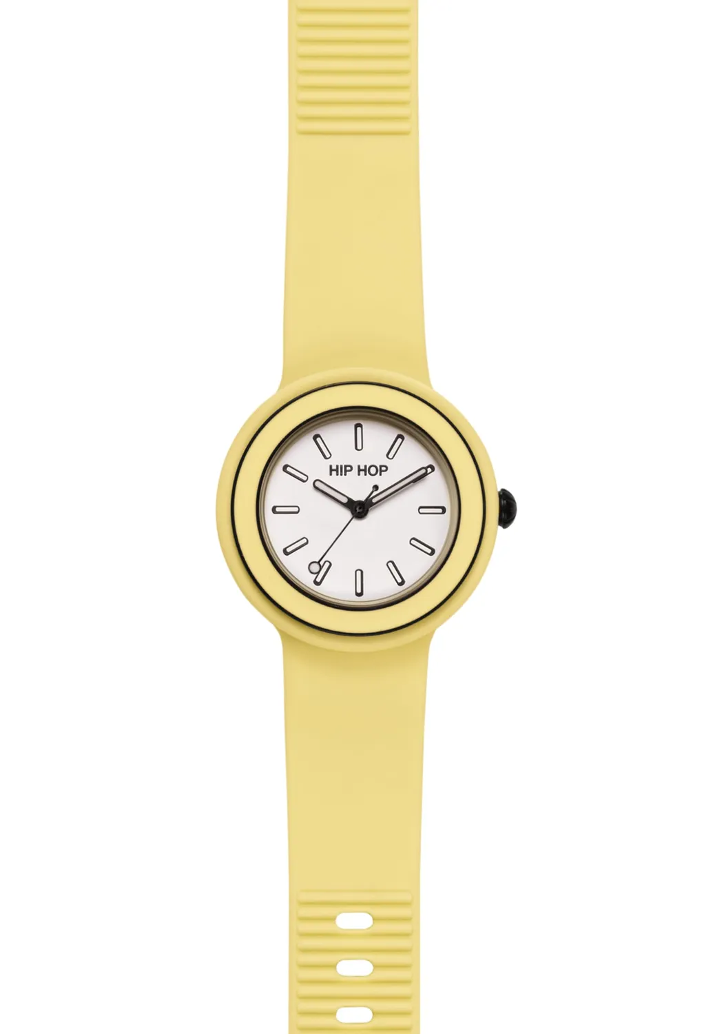 Hip Hop Hero.Dot Bezel orologio donna giallo 34 mm
