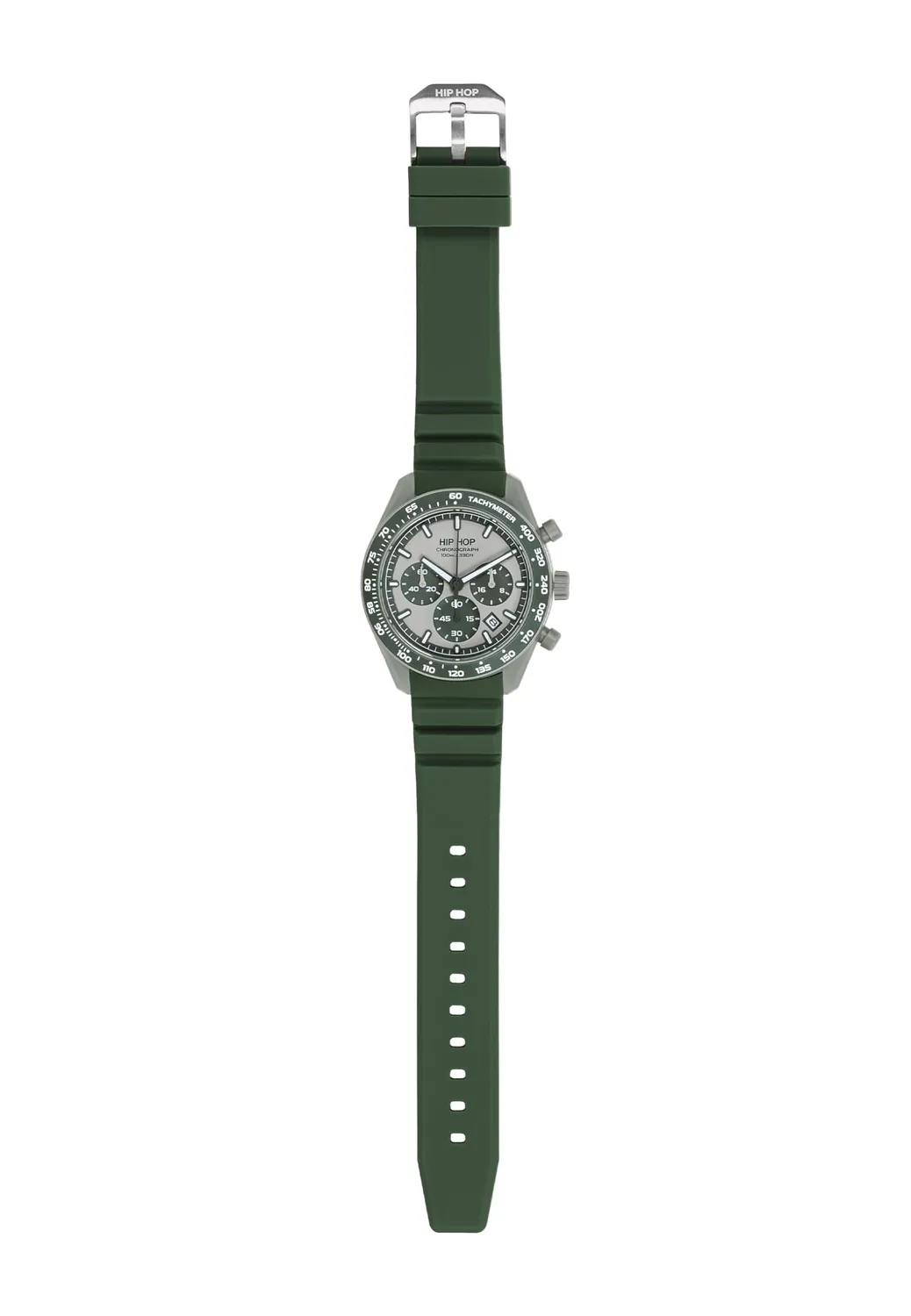 Hip Hop X Man HWU1346 orologio uomo cronografo verde