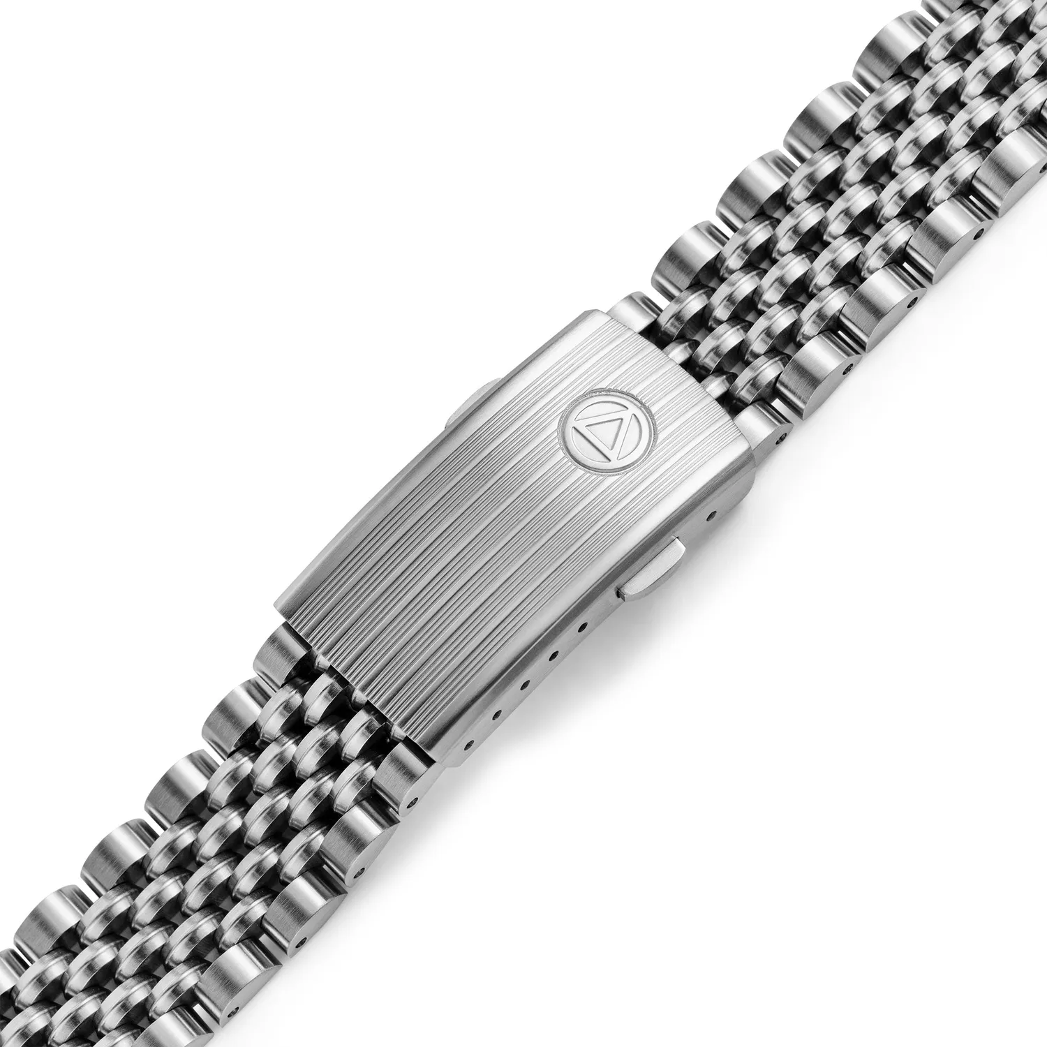 H.G.P. 844 bracciale chicchi di riso acciaio 20-16 mm