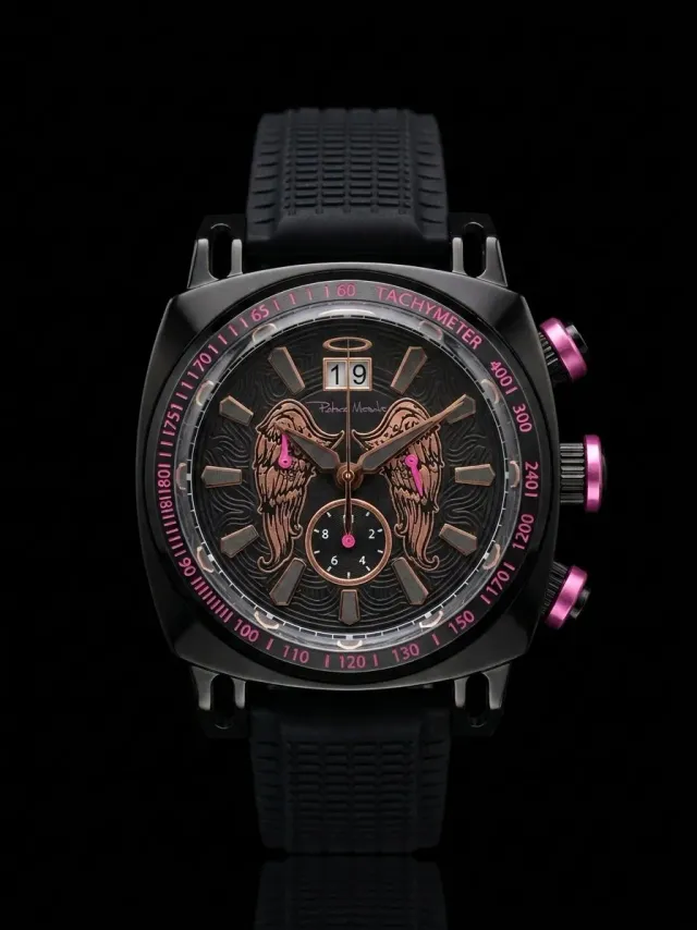 Ritmo Mundo Racer 2221-19 Wings orologio cronografo 44mm nero