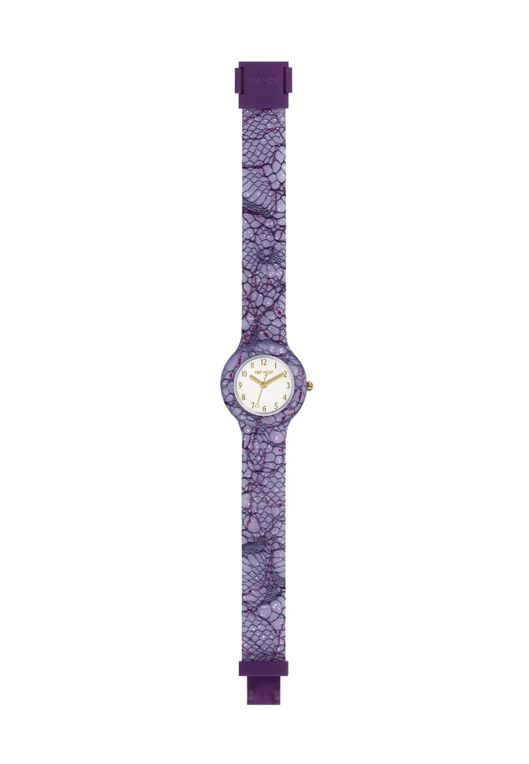 Hip Hop Lace orologio donna rosso silicone 32 mm