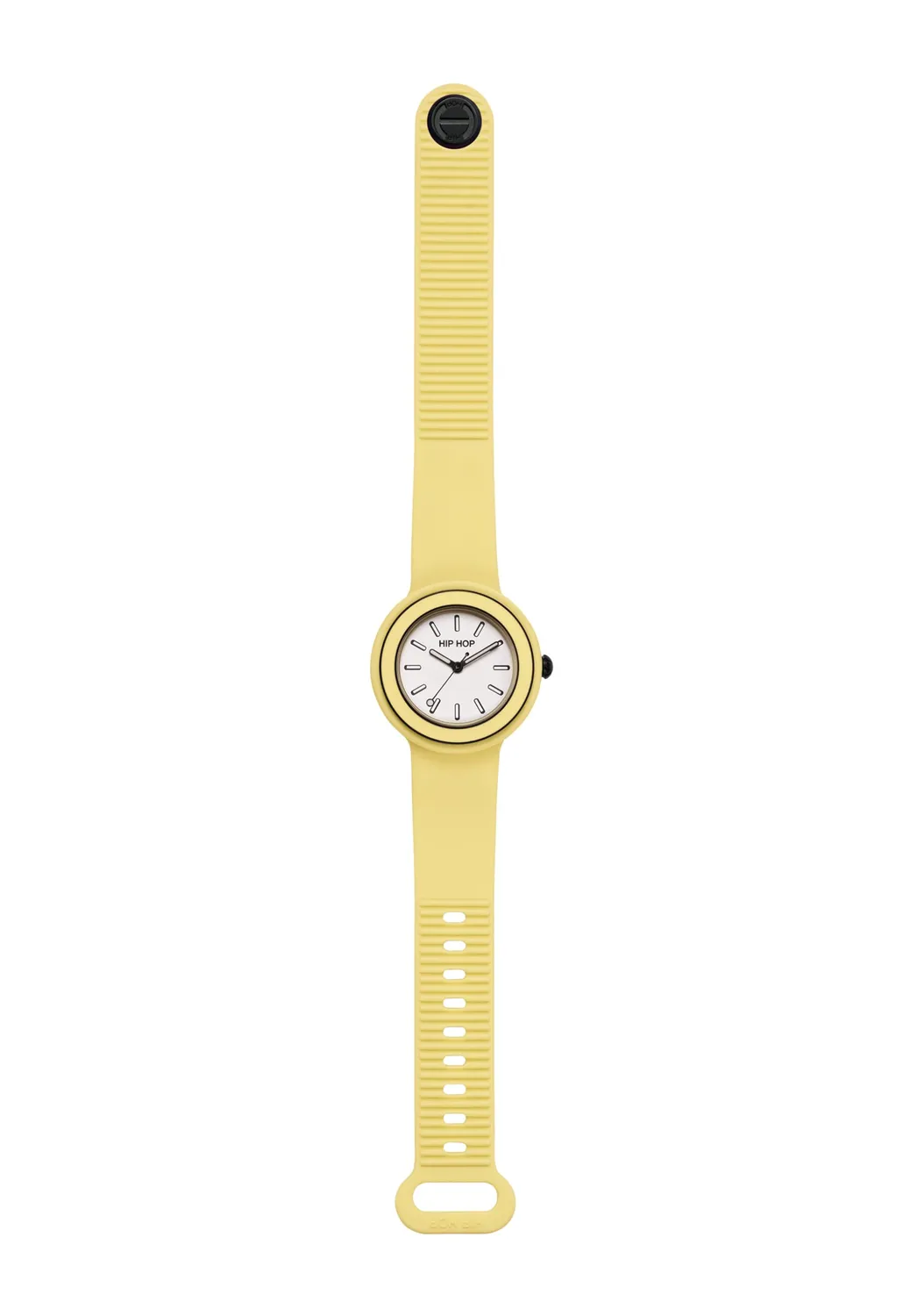 Hip Hop Hero.Dot Bezel orologio donna giallo 34 mm
