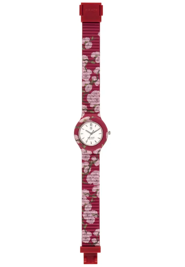 Hip Hop I Love Japan HWU0863 orologio donna silicone cherry 32mm