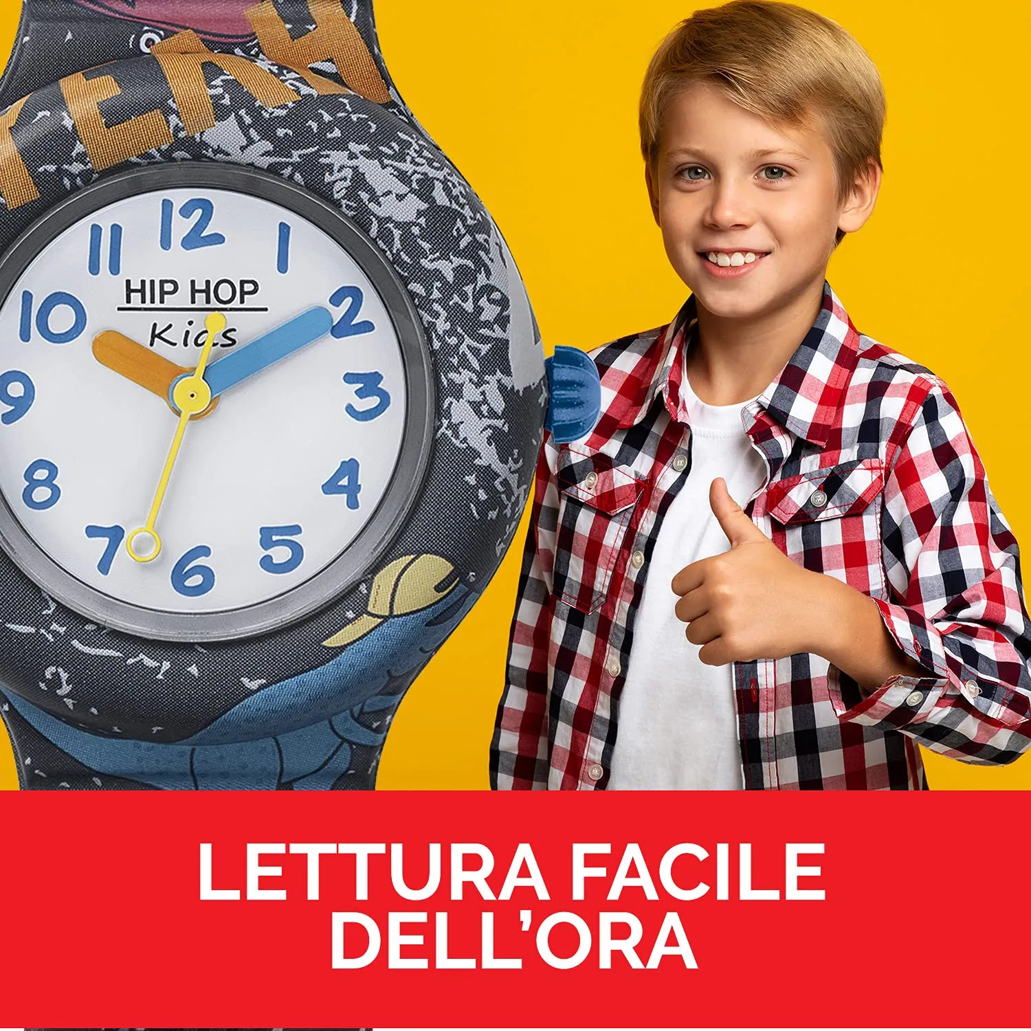 Hip Hop Kids Fun Dinosaur Orologio Bambino Silicone 28 mm