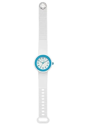 Hip Hop Hero.Dot Neon Blue orologio donna bianco-azzurro 34 mm