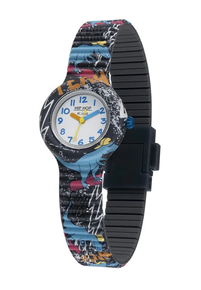 Hip Hop Kids Fun Dinosaur Orologio Bambino Silicone 28 mm