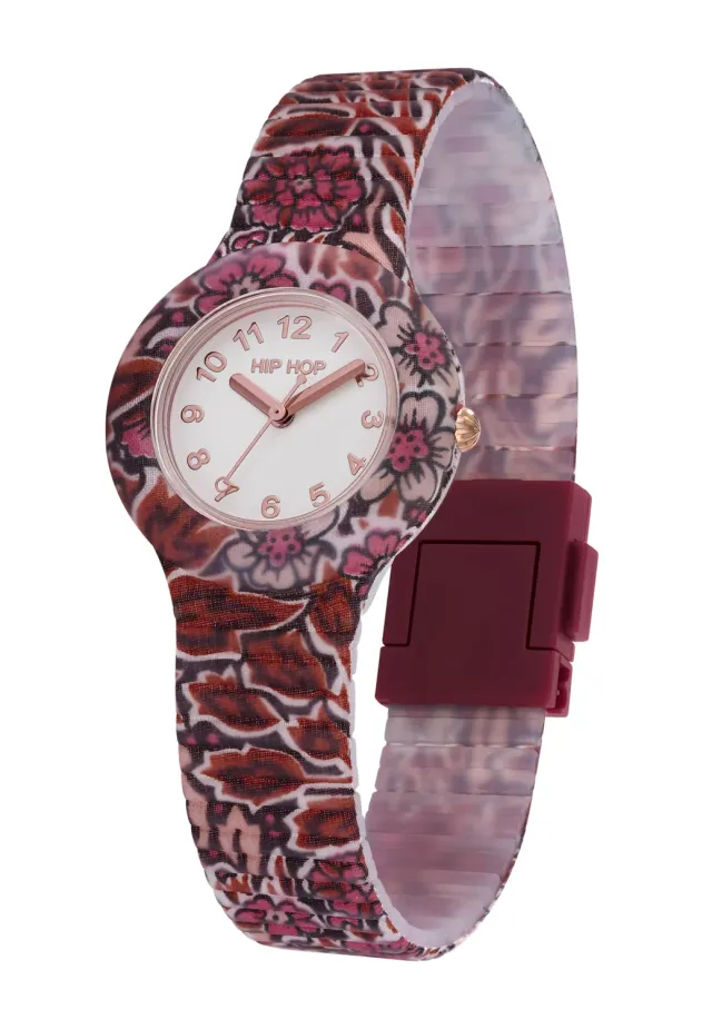 Hip Hop Winter Blossom orologio donna bordeaux Liberty