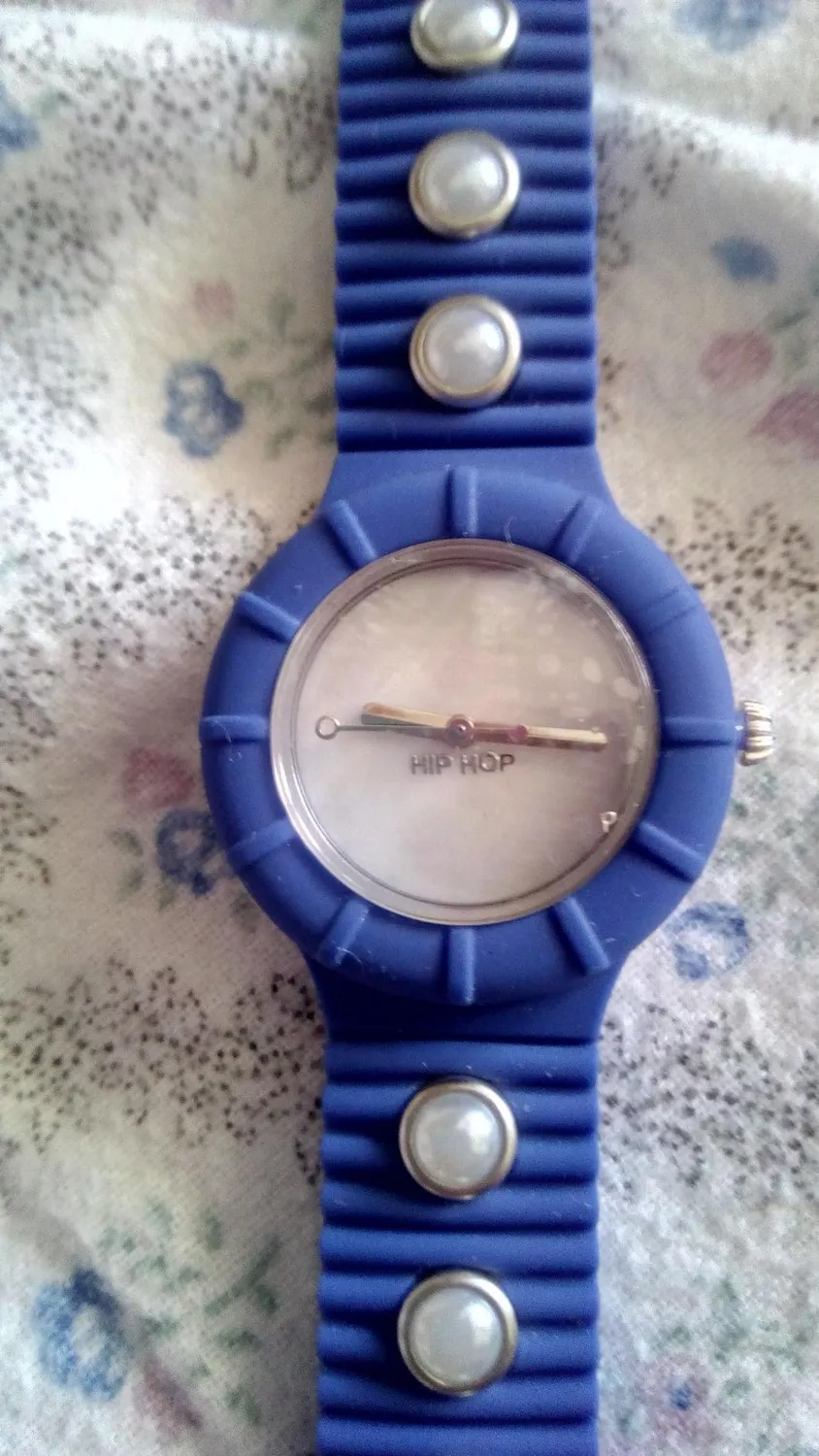 Hip Hop Hero 32 HWU0491 orologio donna silicone grigio perla
