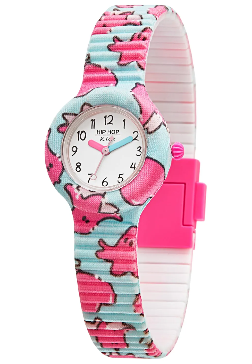 Hip Hop Kids Fun HWU1155 orologio bambina bianco tessuto