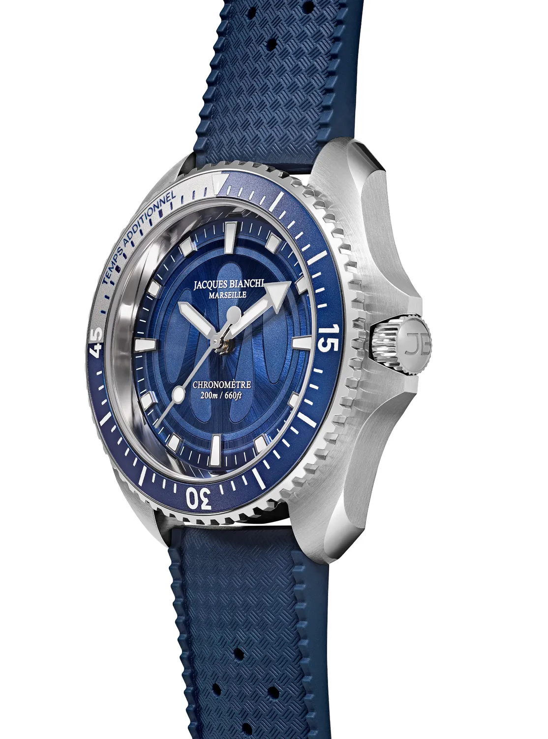 Jacques Bianchi OM200 orologio da polso blu ufficiale OM