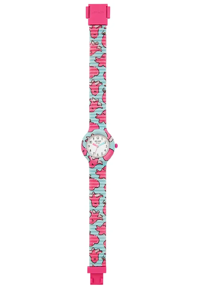 Hip Hop Kids Fun HWU1155 orologio bambina bianco tessuto