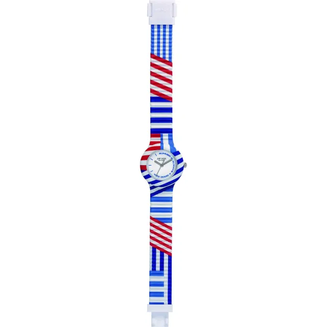 Hip Hop Hero 32 HWU1008 orologio donna silicone bianco stampato