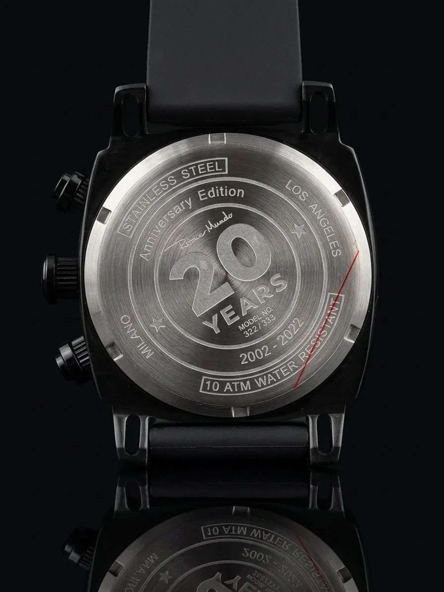Ritmo Mundo Racer 555 orologio cronografo nero 44mm