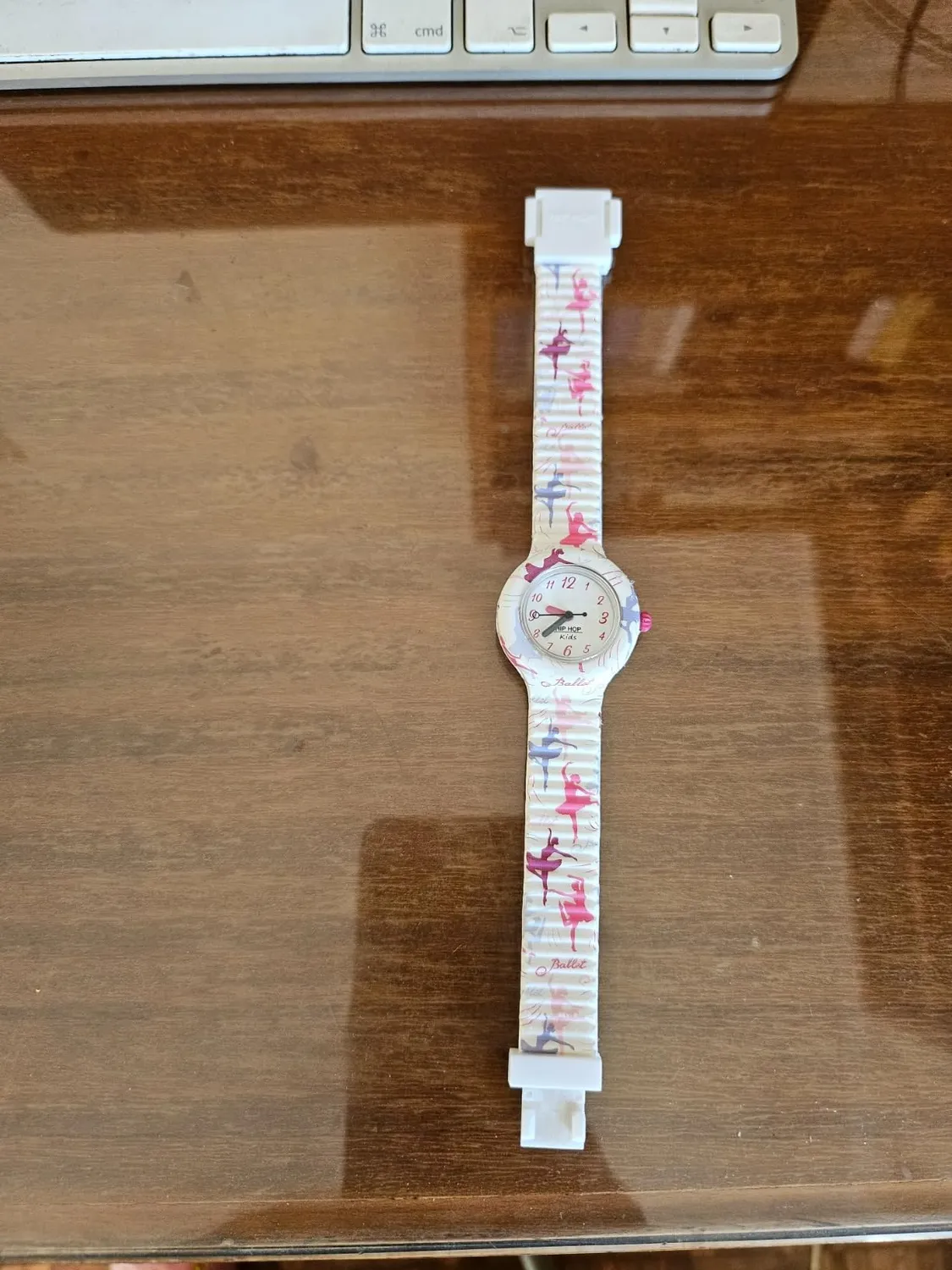 Hip Hop Kids Fun Unicorn orologio bambina bianco silicone