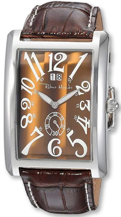 Ritmo Mundo Gran Data 2621-6 Orologio Tiger Eye Pelle