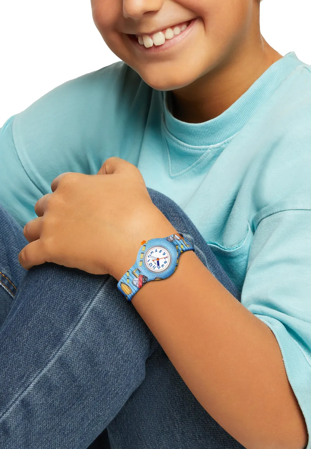 Hip Hop Kids Fun Truck Fun orologio bambini azzurro 28 mm
