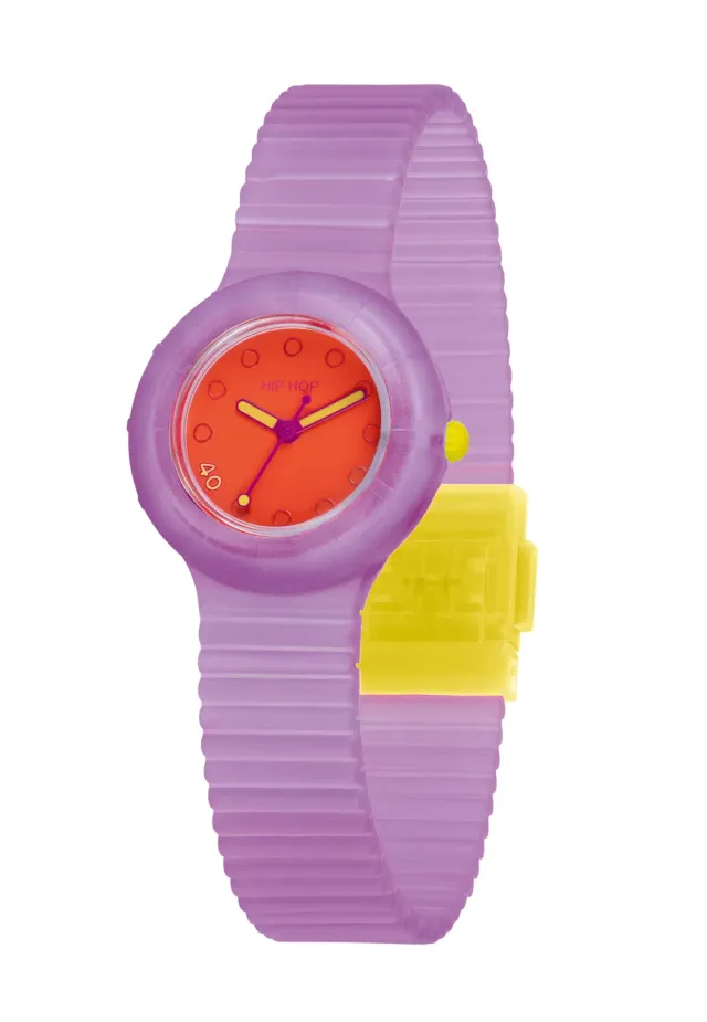 Hip Hop Hero.32 orologio donna viola 32 mm luminoso