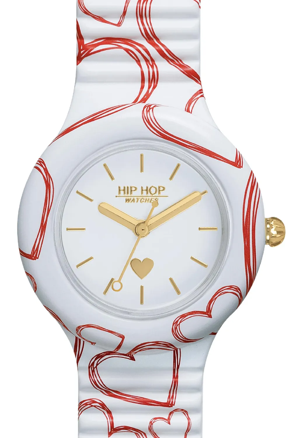Hip Hop Hero 32 orologio donna silicone stampato