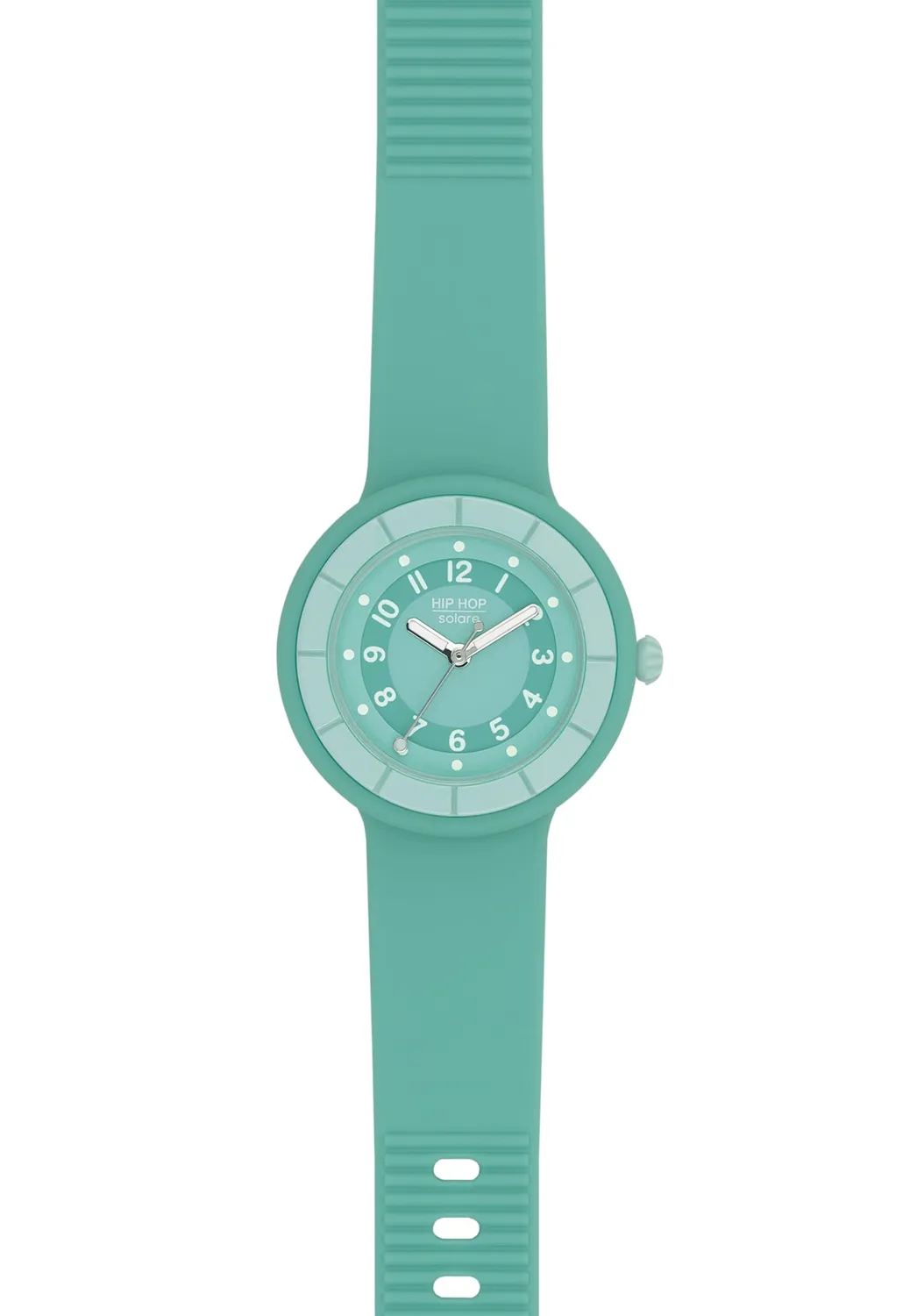 Hip Hop Hero.Dot Solar orologio donna verde acqua 33mm