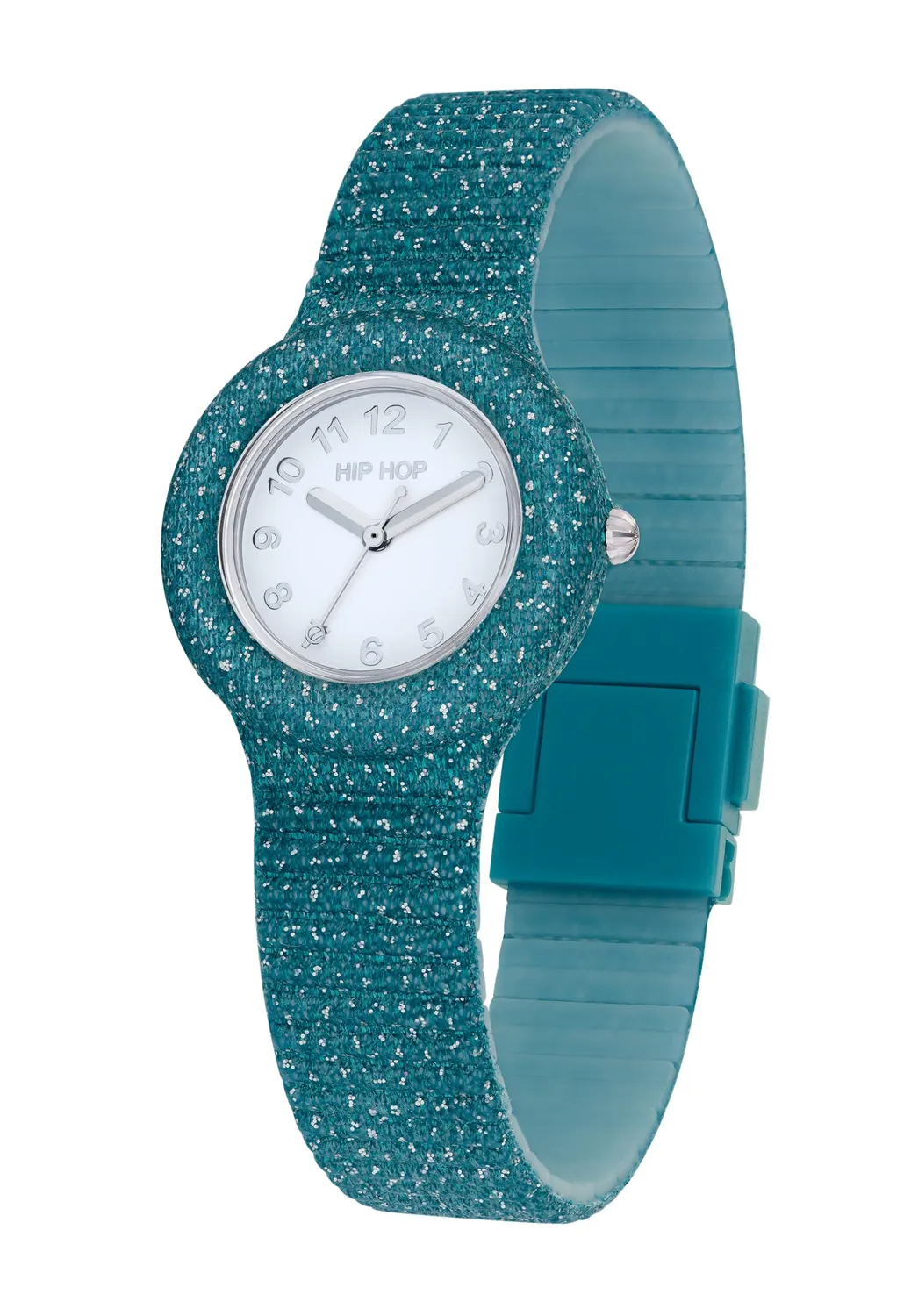Hip Hop Shimmer Crush orologio donna nero lurex 32 mm