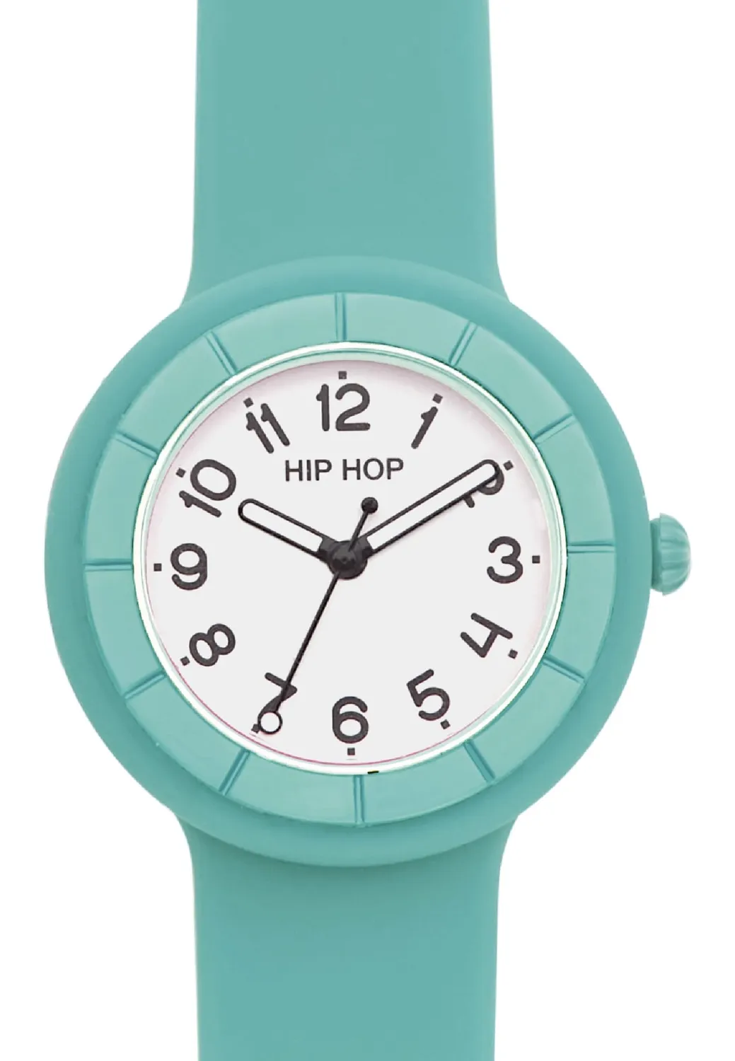 Hip Hop Hero.Dot orologio donna silicone bianco verde 34 mm