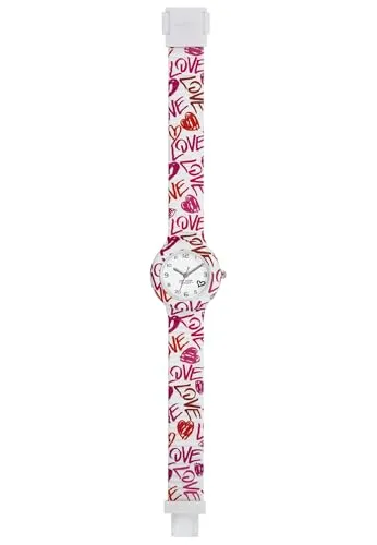 Hip Hop Hero 32 HWU0975 orologio donna silicone love bianco