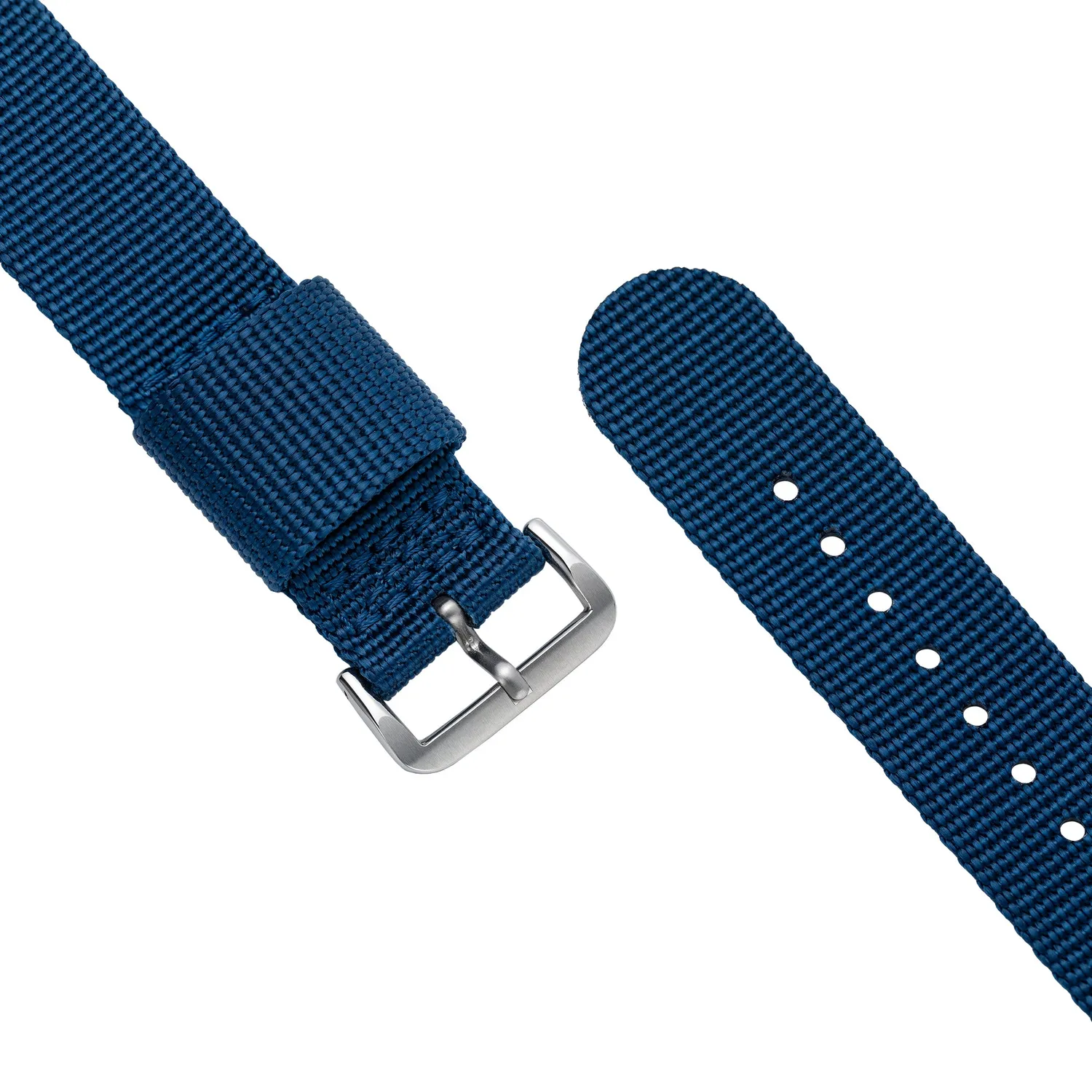 H.G.P. NSA cinturino orologio nylon blu 20 mm