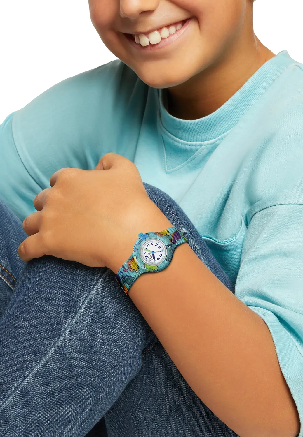 Hip Hop Kids Fun Happy Dino orologio bambino silicone