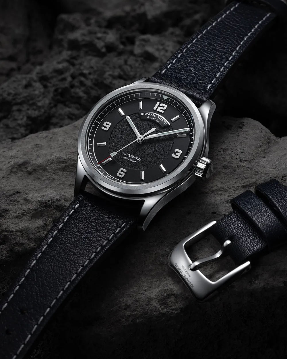 Kiwame Tokyo Iwao Sumi orologio da polso nero