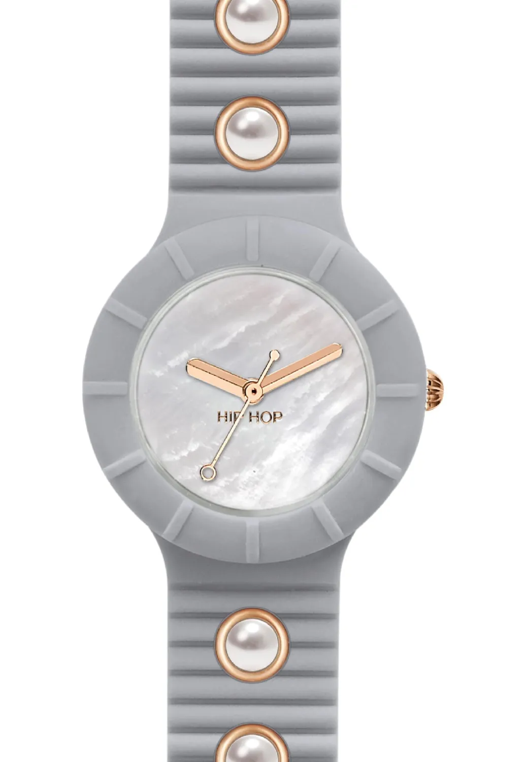 Hip Hop Hero 32 HWU0491 orologio donna silicone grigio perla