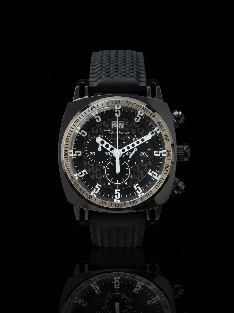 Ritmo Mundo Racer 555 orologio cronografo nero 44mm