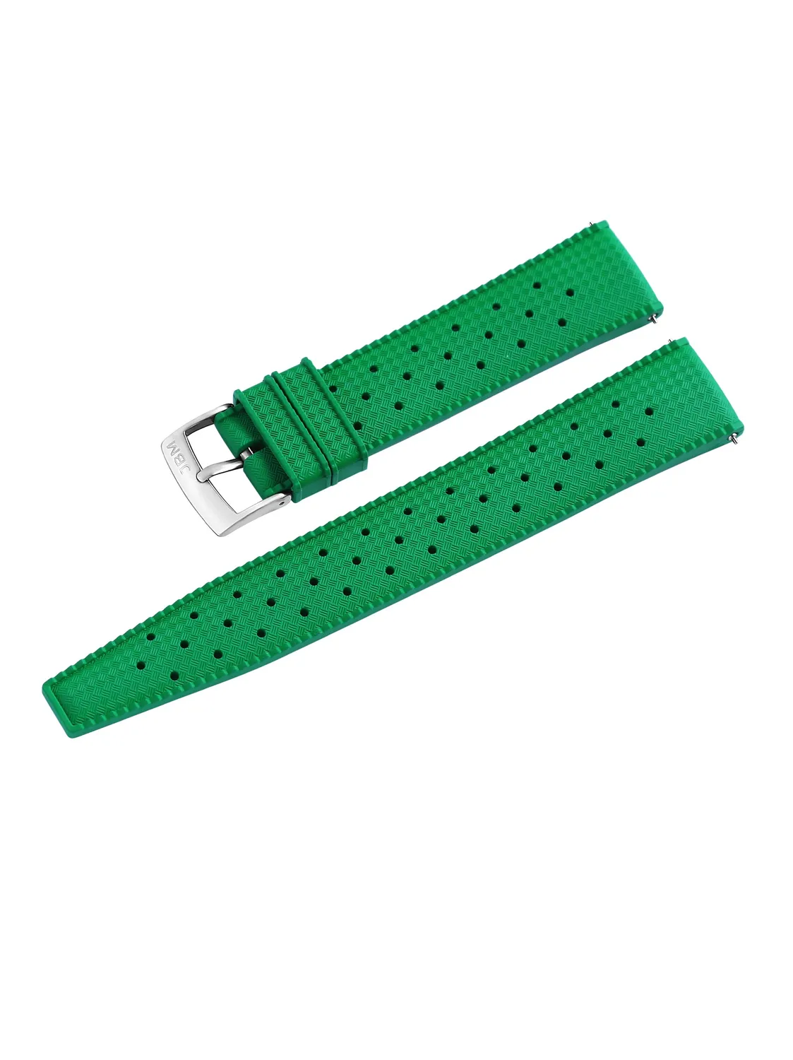 Jacques Bianchi JB200 Tropic Vert cinturino gomma 20 mm
