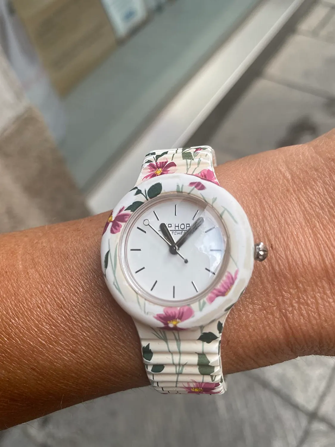 Hip Hop Spring Fever Wild Flower orologio donna silicone multicolor