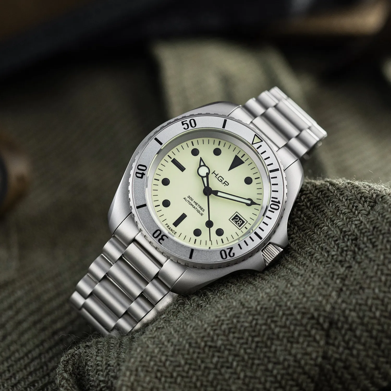 H.G.P. Night Diver ND2A orologio automatico acciaio 200M