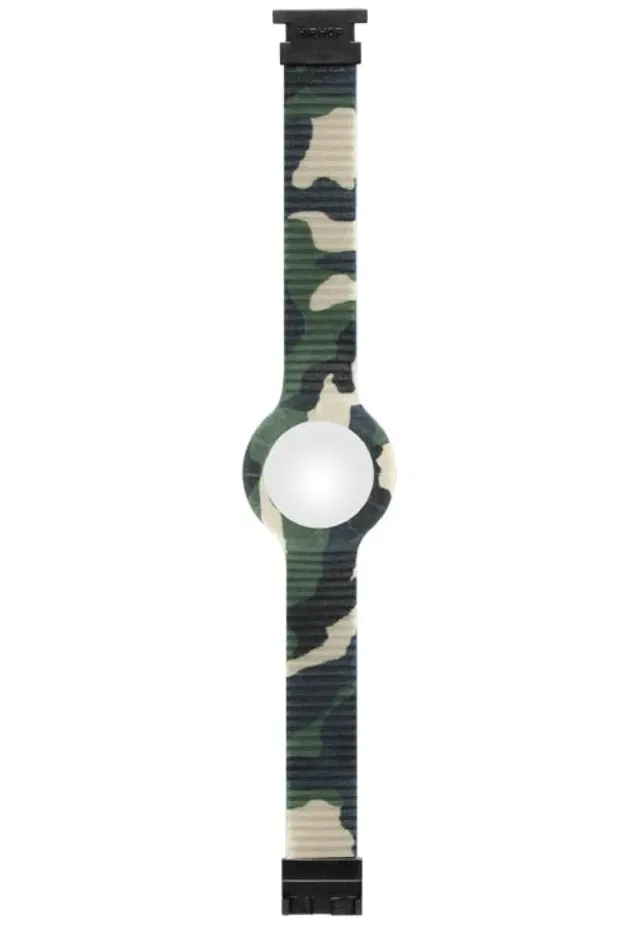 Hip Hop X Man HBU0367 orologio uomo camouflage tessuto