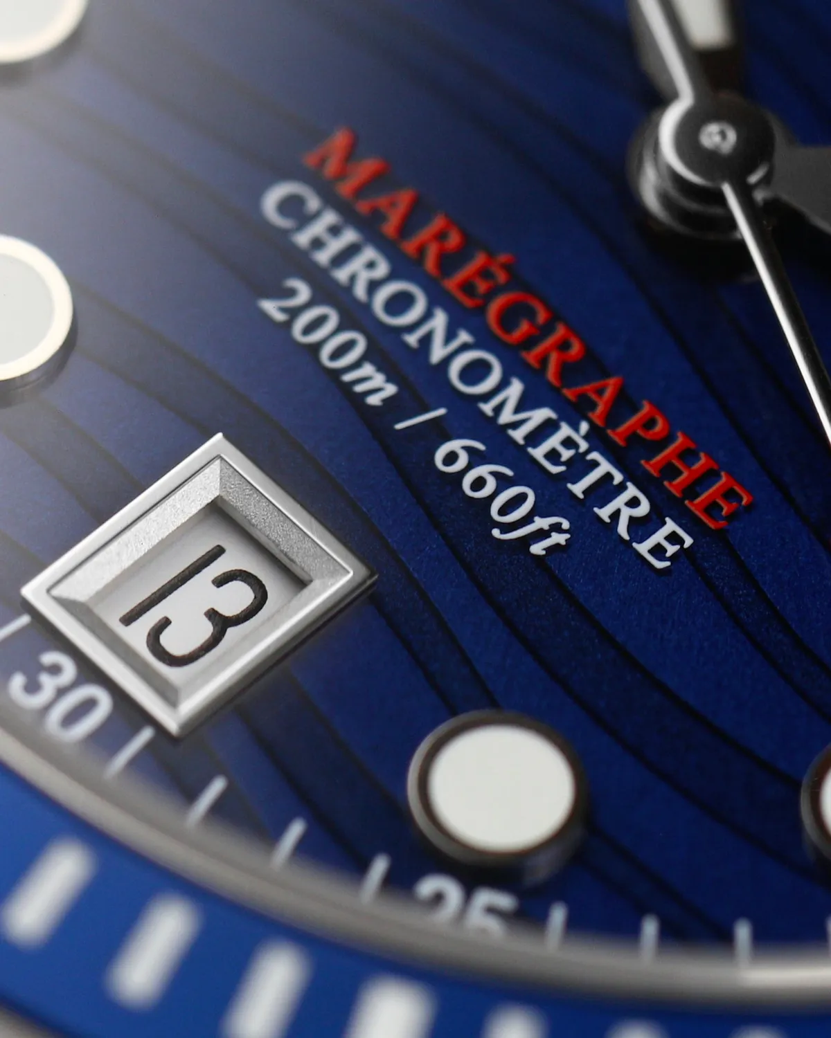 Jacques Bianchi JB200 Marégraphe II orologio smalto blu