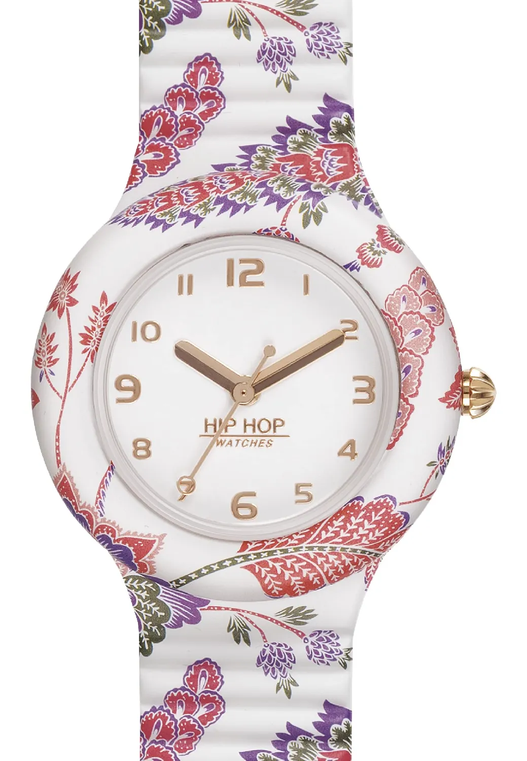 Hip Hop Crochet HWU1086 orologio donna multicolore silicone