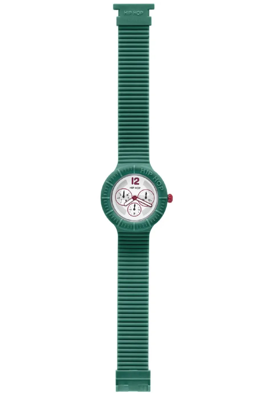 Hip Hop Master HWU0173 orologio uomo silicone verde
