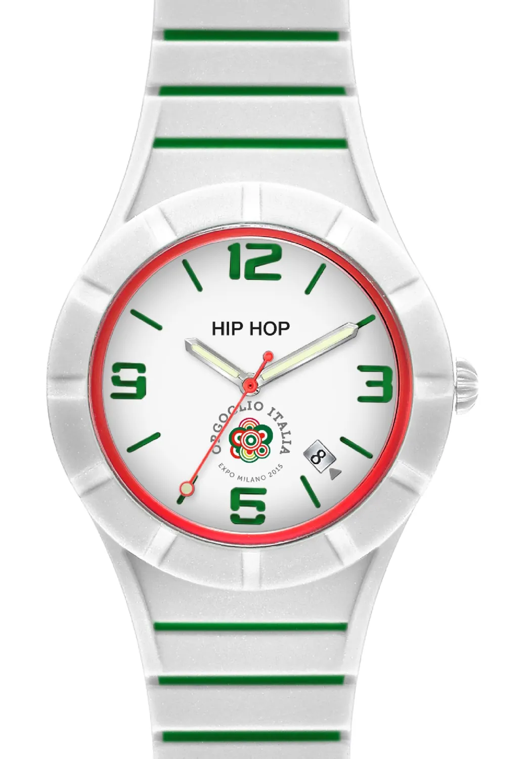 Hip Hop X Man Expo 2015 orologio uomo bianco 42 mm