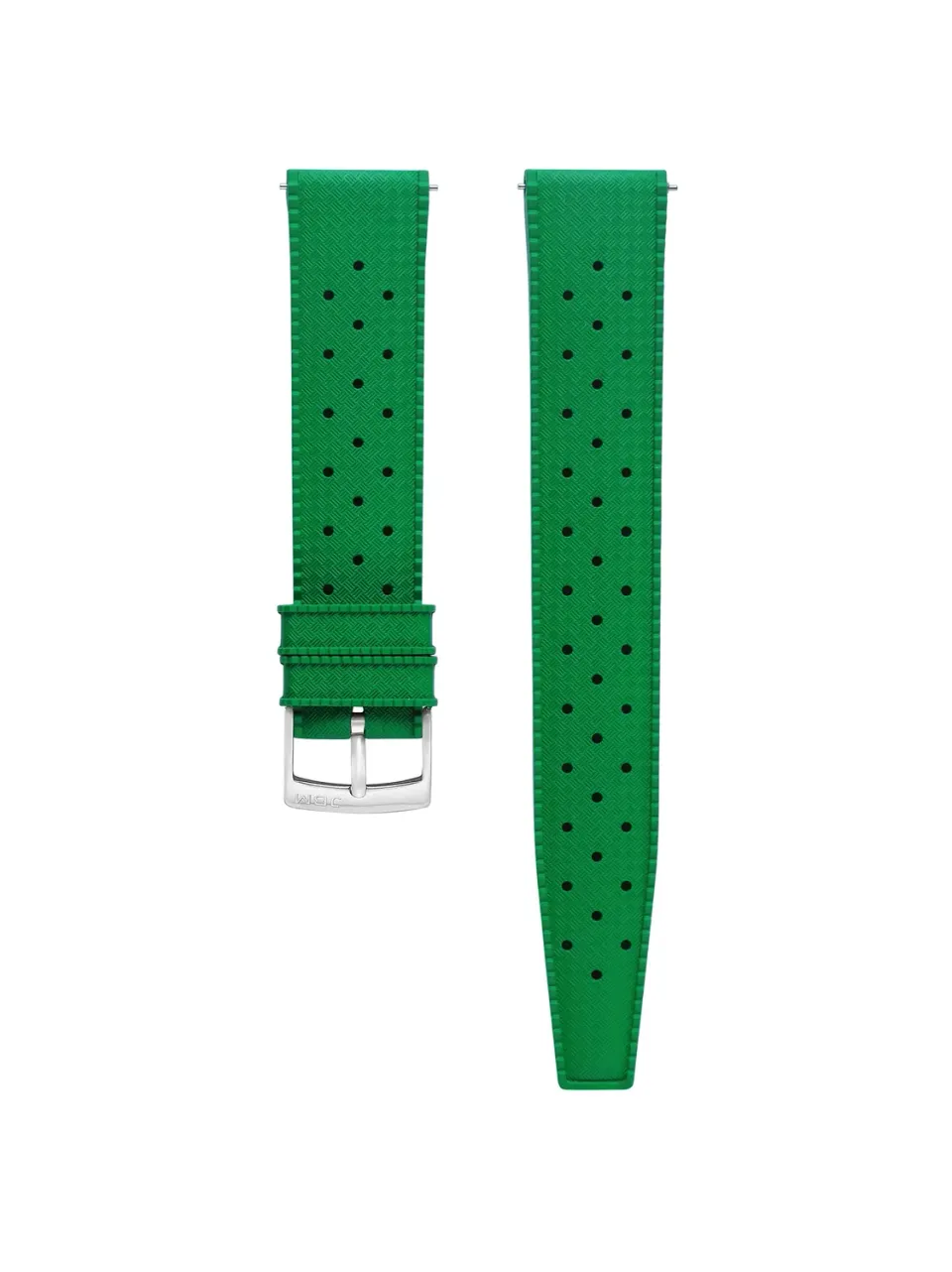 Jacques Bianchi JB200 Tropic Vert cinturino gomma 20 mm
