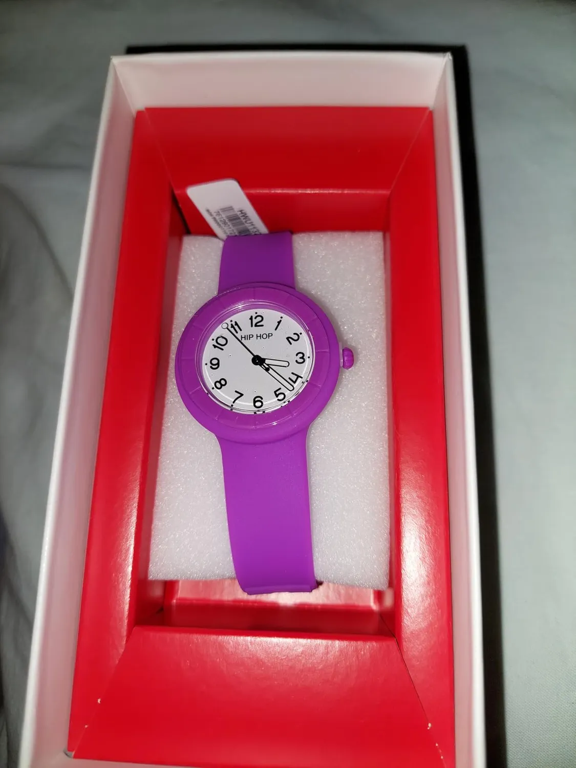Hip Hop Hero.Dot orologio donna viola silicone 34 mm