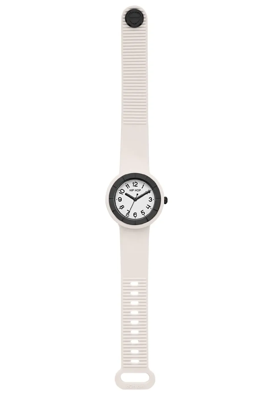 Hip Hop Hero.Dot Yang orologio donna beige silicone 34 mm