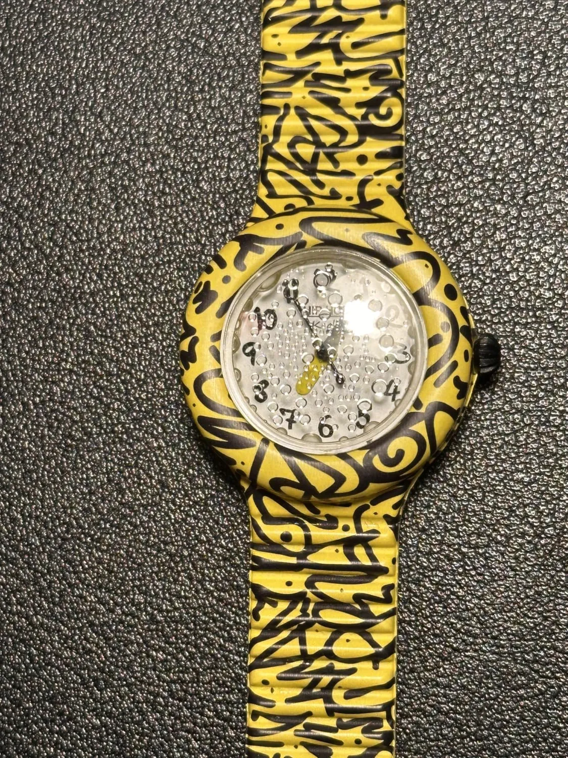 Hip Hop Kids Fun orologio bambina silicone verde tie dye