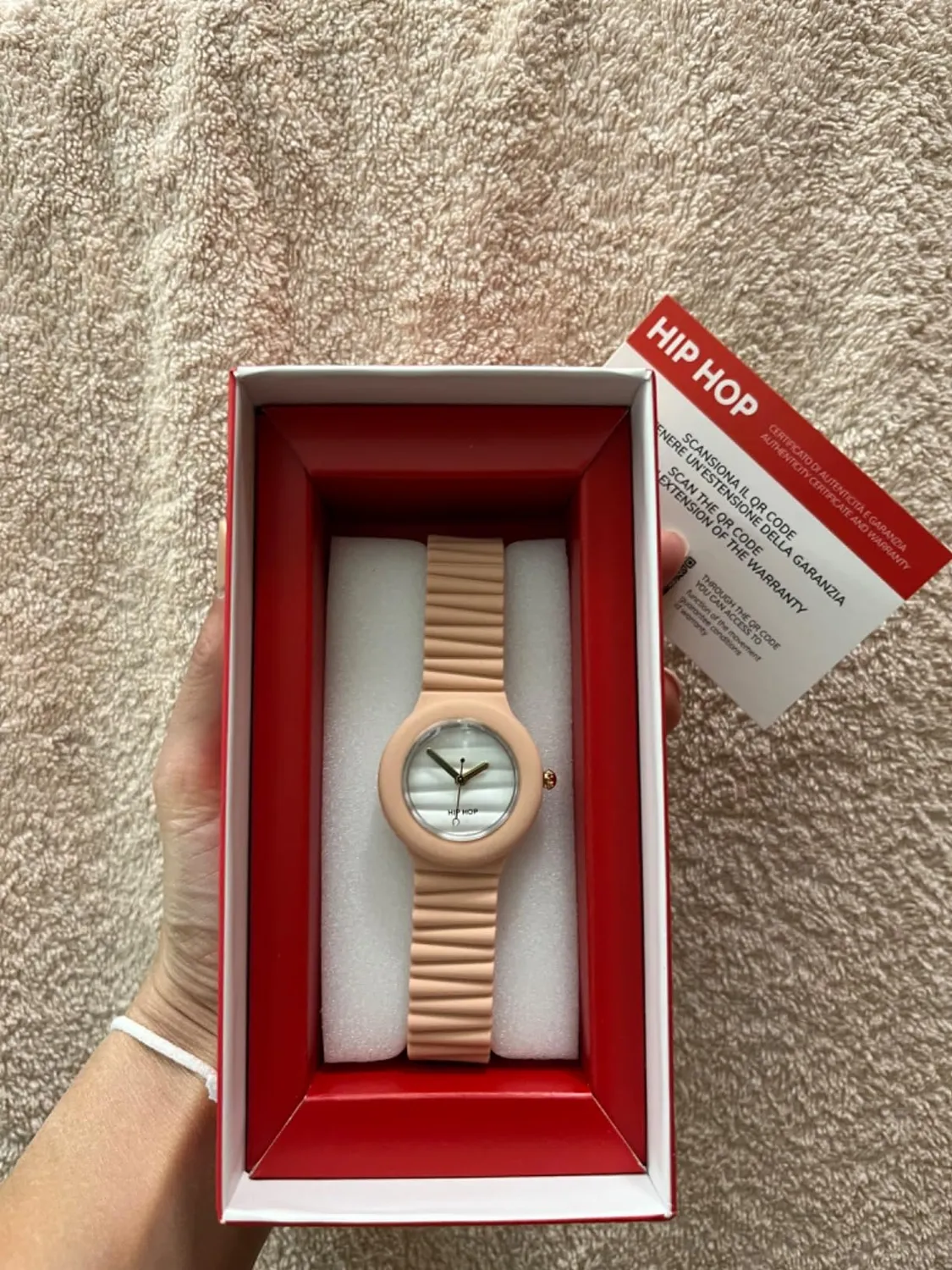 Hip Hop Sensoriality orologio donna silicone arancione 32 mm