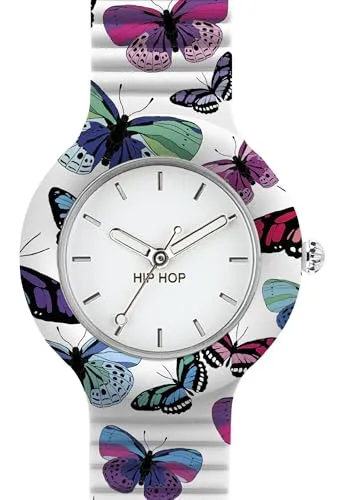 Hip Hop Animals Addicted Butterfly orologio donna multicolor