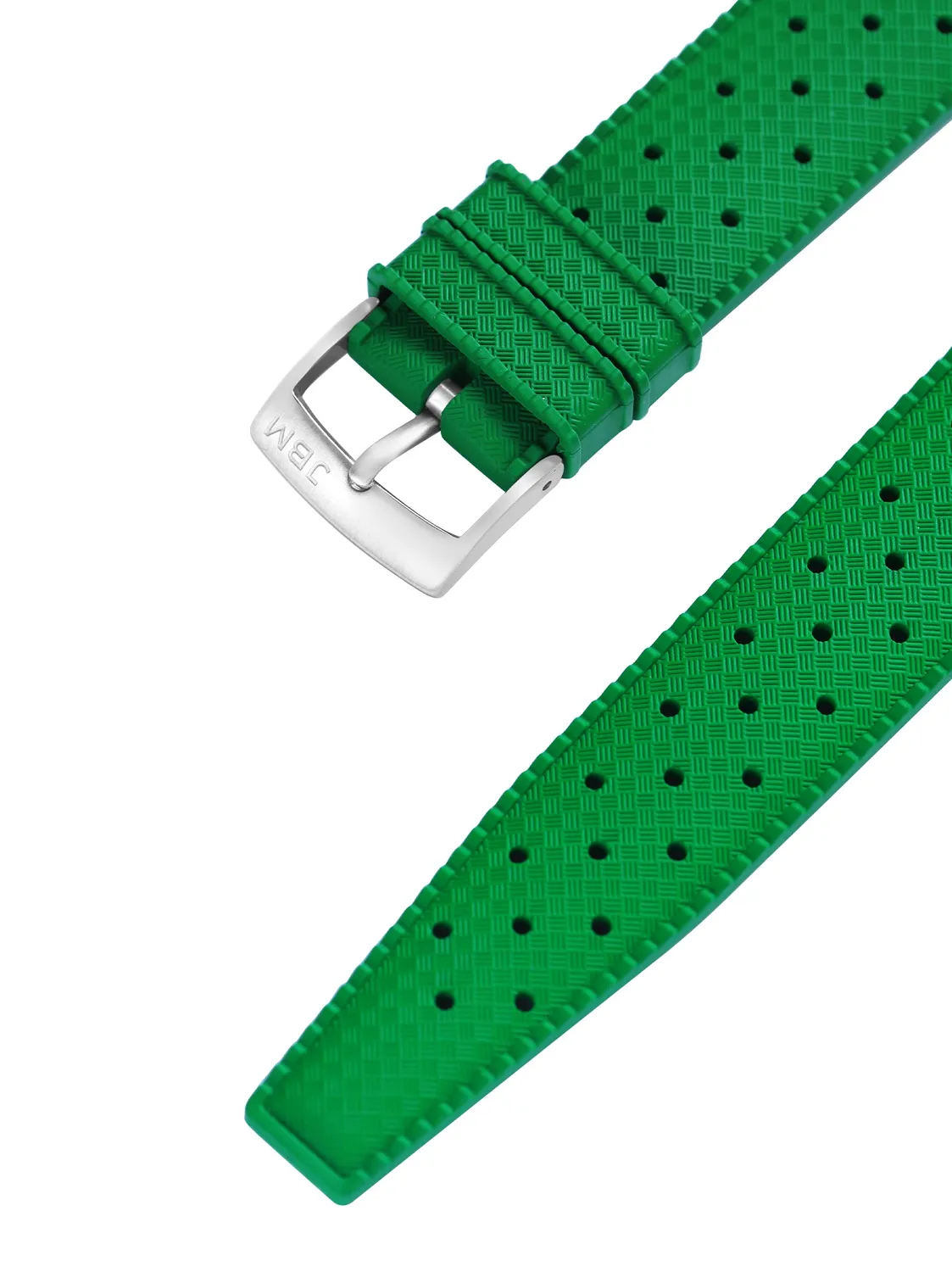 Jacques Bianchi JB200 Tropic Vert cinturino gomma 20 mm