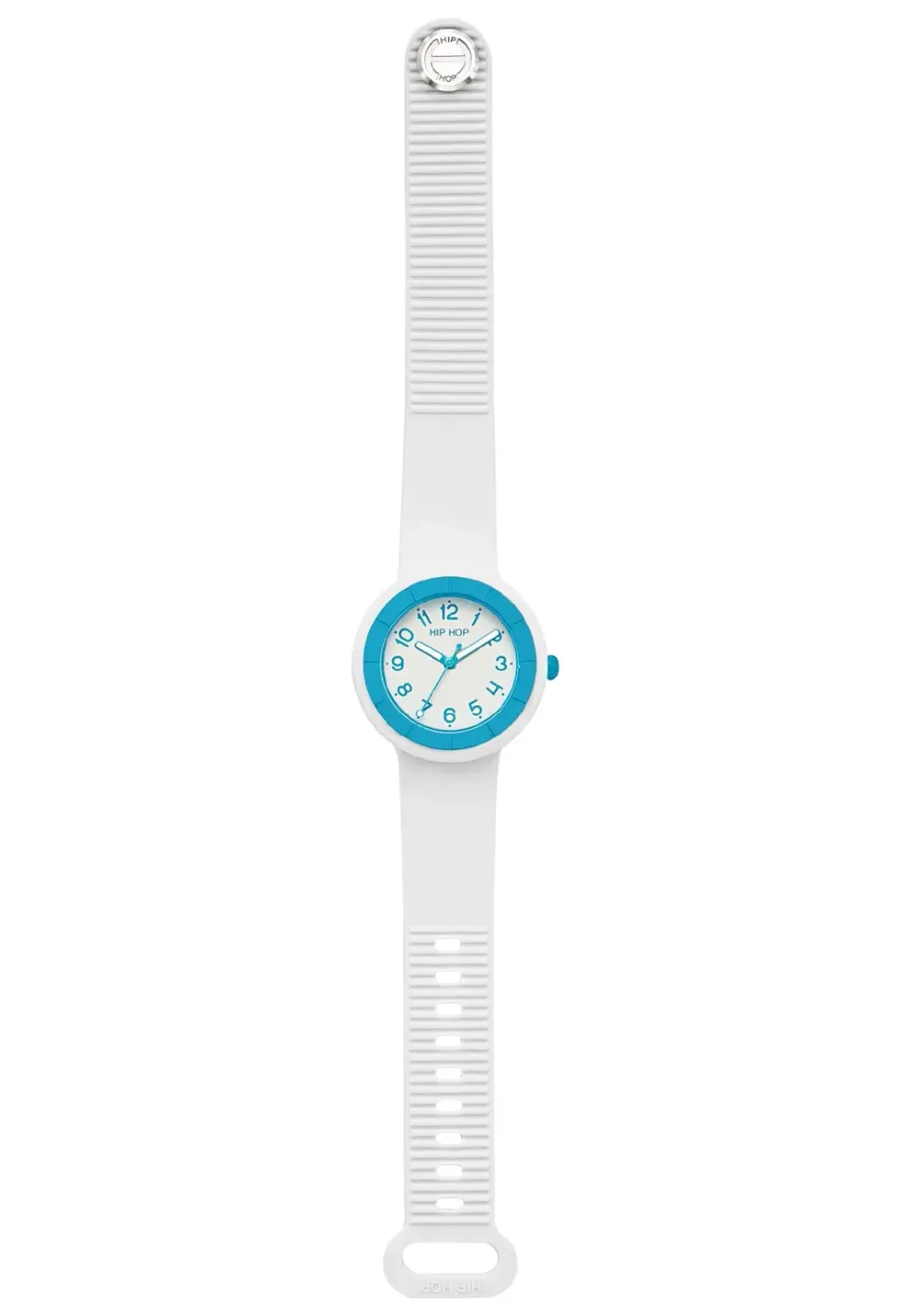 Hip Hop Hero.Dot Neon Blue orologio donna bianco-azzurro 34 mm