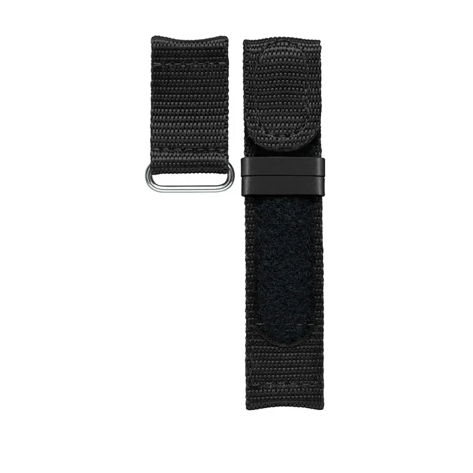 Ressence Type 5 cinturino in tessuto nero 24mm